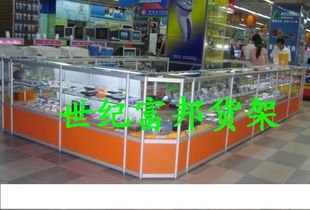 钛合金展示柜与手机柜台的货架批发及广告设计策略