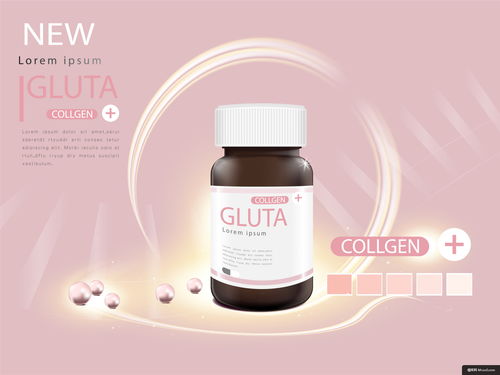 健康领域的平面设计艺术 医美海报与健康食品广告的视觉传达